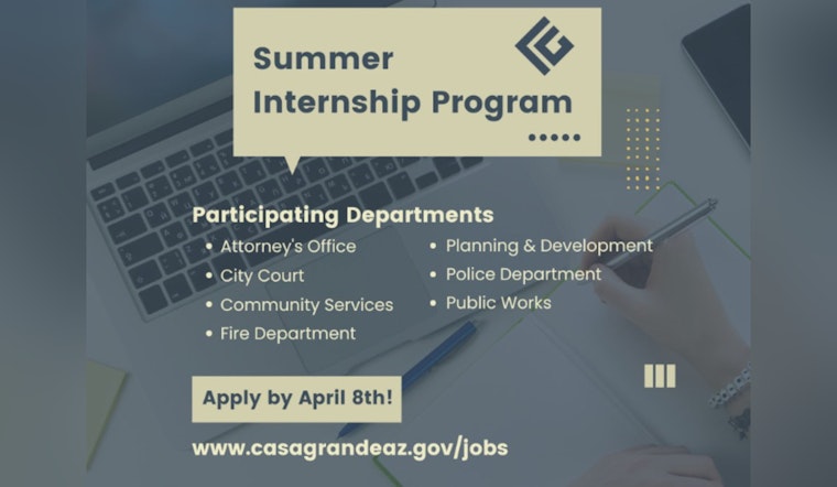 Casa Grande Offers Summer Internship Program for Students Eager to Learn About Public Service
