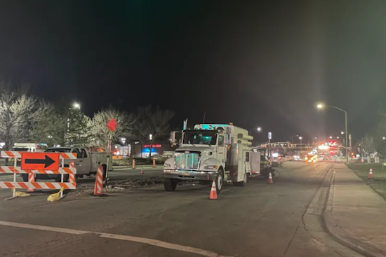 Centerville Businesses Shut Down After Construction Crew Hits Gas Main Near Parrish Lane