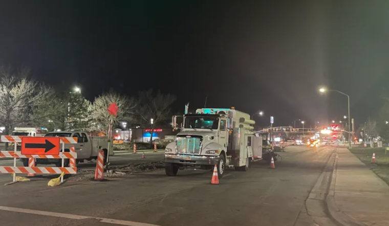 Centerville Businesses Shut Down After Construction Crew Hits Gas Main Near Parrish Lane