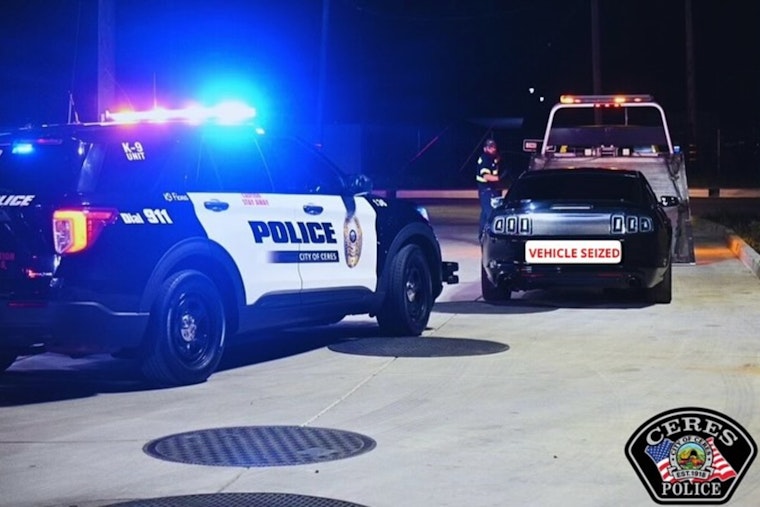 Ceres Police Crack Down on Illegal Street Racers, Impound Vehicles on Highway 99