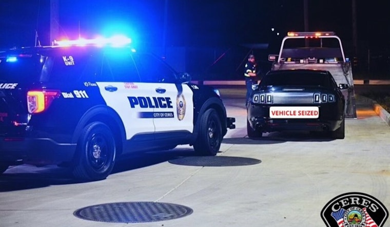 Ceres Police Crack Down on Illegal Street Racers, Impound Vehicles on Highway 99