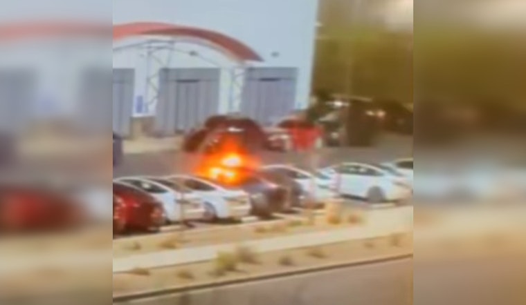 Chaos in Sin City, Tesla Vehicles Torched, Guns Blazed in Suspected Arson Rampage Linked to Political Vendetta