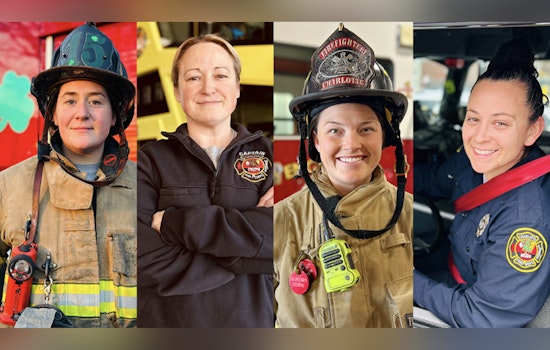 Charlotte Fire Department Highlights Female Firefighters During Women's History Month