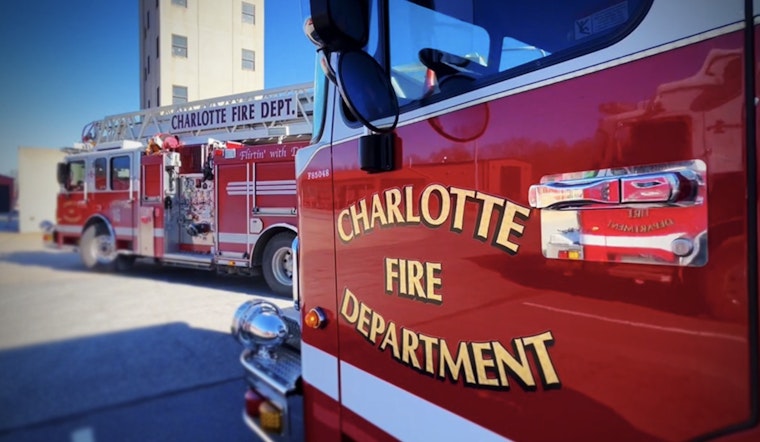 Charlotte Fire Department Tackles Two-Alarm Blaze at Former Morehead Tavern in Uptown