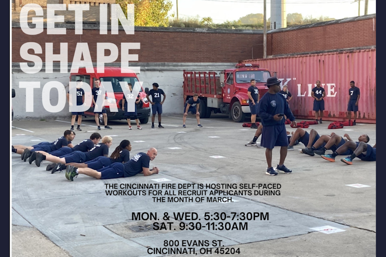 Cincinnati Fire Department Hosts Fitness Sessions to Prep for Firefighting Rigors, Offers On-Spot Applications