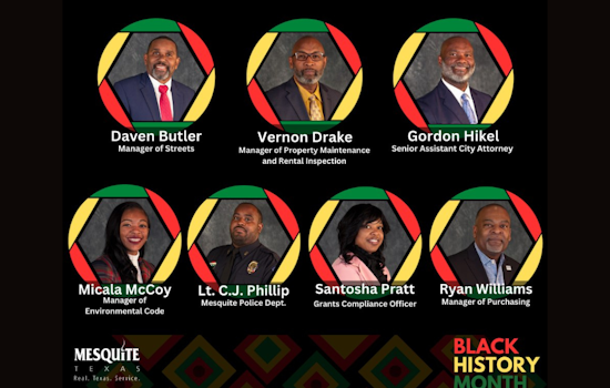 City of Mesquite Celebrates African American Leaders in Civic Roles for Black History Month