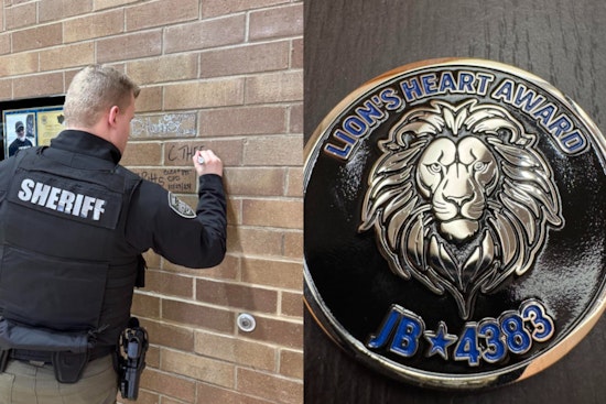 Clark County Deputy Carson Theis Honored with Jeremy Brown Lion’s Heart Award for Exemplary Service