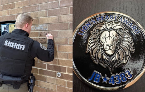 Clark County Deputy Carson Theis Honored with Jeremy Brown Lion’s Heart Award for Exemplary Service