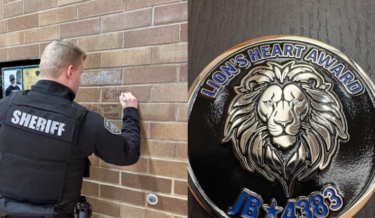 Clark County Deputy Carson Theis Honored with Jeremy Brown Lion’s Heart Award for Exemplary Service