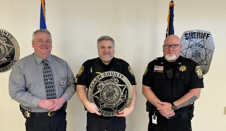 Clark County Salutes Sergeant Mike Koprek Upon His Retirement After 25 Years of Dedicated Service