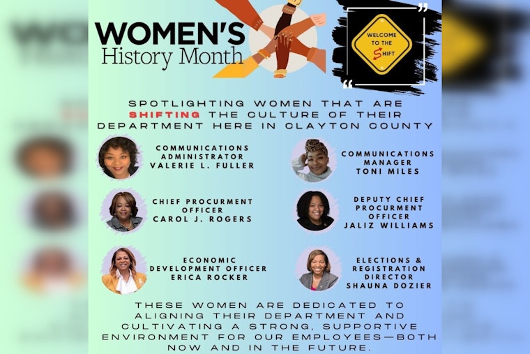 Clayton County Commends Women's Pivotal Roles as Women's History Month Concludes