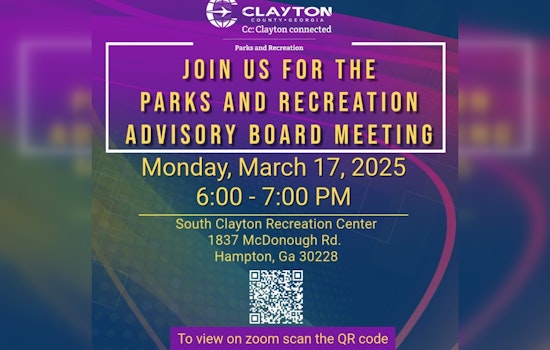 Clayton County Invites Public Input for Parks and Recreation at Upcoming Advisory Board Meeting
