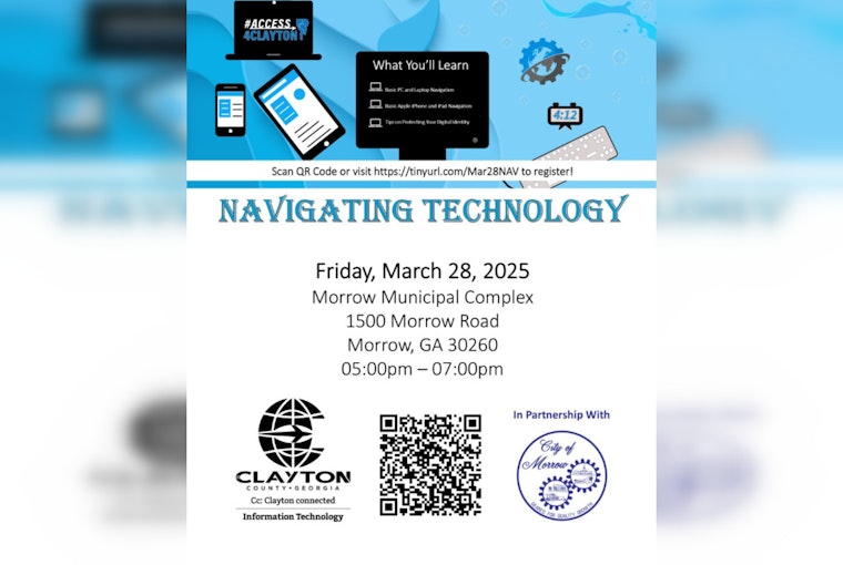 Clayton County Offers Digital Literacy Boost with Navigating Technology Training Course
