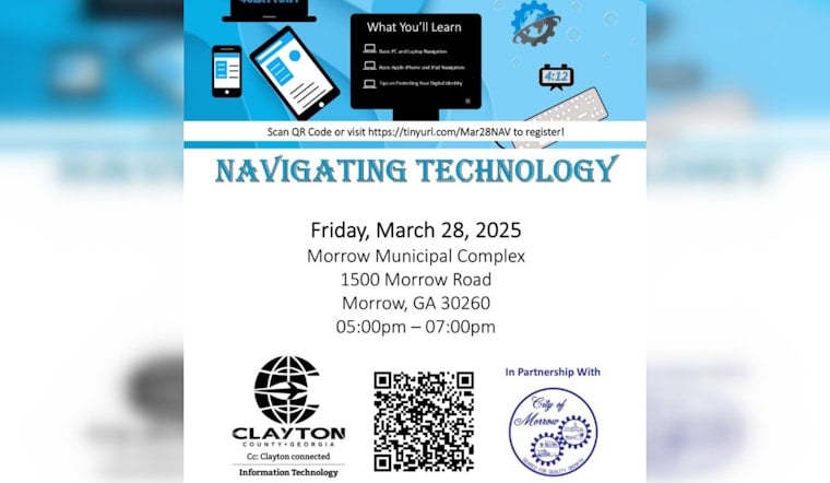 Clayton County Offers Digital Literacy Boost with Navigating Technology Training Course