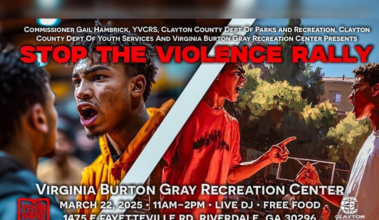 Clayton County Officials Rally Community for "Stop the Violence Rally" in Riverdale
