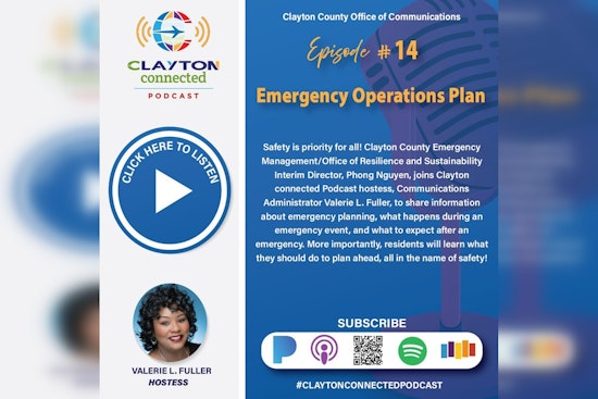 Clayton County's Interim Director of Emergency Management Shares Vital Prep Tips on 'Clayton Connected Podcast'