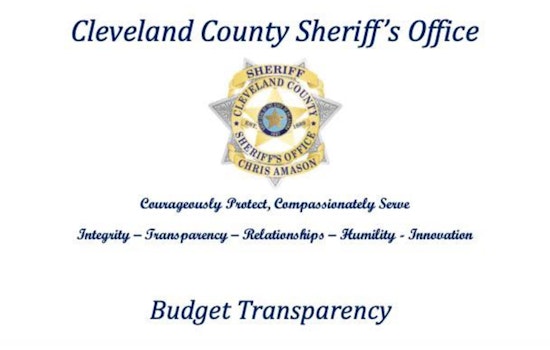 Cleveland County Sheriff's Office Spurs Community Dialogue with Social Media Post on Budget Priorities