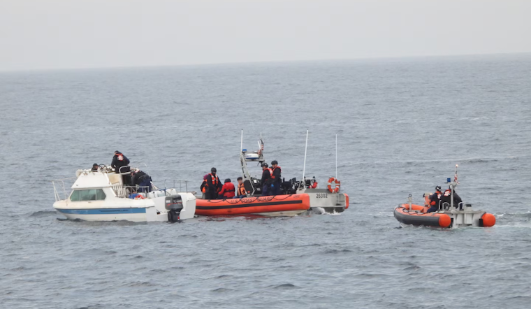 Coast Guard Intercepts Vessel Suspected of Illegal Entry 20 Miles West of Point Loma, California