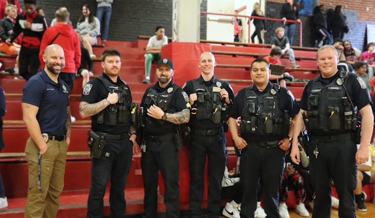Colerain Police Officers Join Middle Schoolers for Dodgeball Fun, Foster Community Connections
