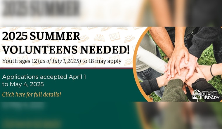 Collierville Burch Library Seeks Teen Volunteers for Summer Reading Program