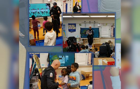 Columbus Police Engage with Youngsters at Linden Park School Through 'Books and Badges' Program