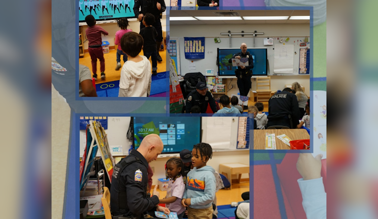 Columbus Police Engage with Youngsters at Linden Park School Through 'Books and Badges' Program