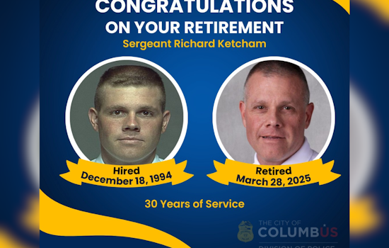 Columbus Police Sergeant Richard Ketcham, Jr. Celebrates Retirement After Over Three Decades of Service
