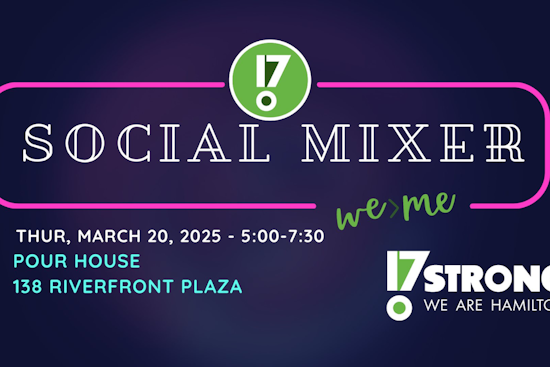 Connect and Inspire: Join the 17STRONG Social Mixer at Pour House in Hamilton