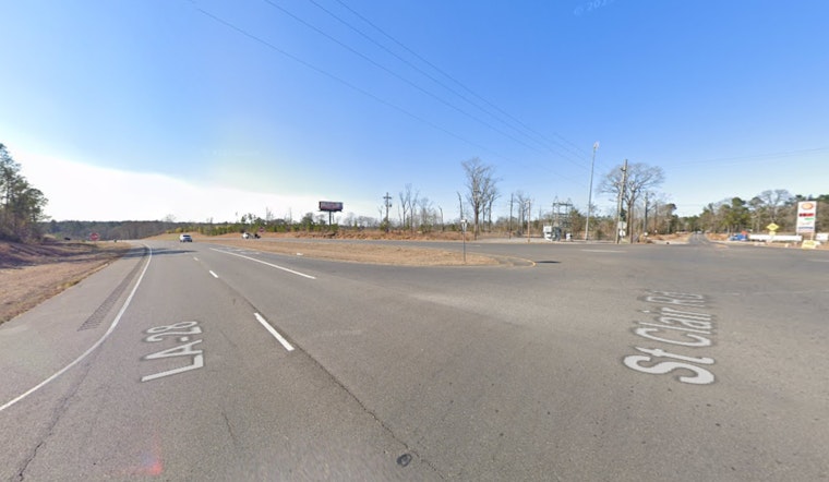 Construction on LA 28 at St. Clair Road in Rapides Parish Completed
