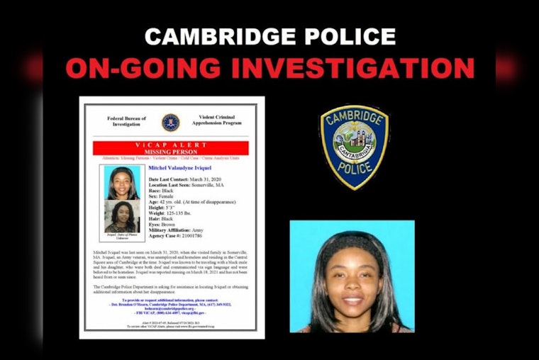 Continued Search for Missing Army Veteran Mitchel Iviquel in Cambridge, CPD Appeals for Leads on 5-Year Disappearance