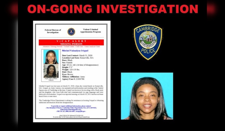 Continued Search for Missing Army Veteran Mitchel Iviquel in Cambridge, CPD Appeals for Leads on 5-Year Disappearance
