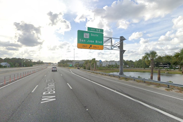 Contractor-Induced Water Main Break Disrupts Service, Forces I-295 Ramp Closures in San Jose, Jacksonville
