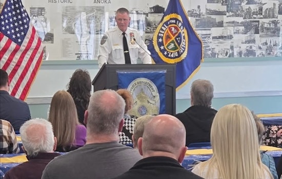 Coon Rapids Police Salute Retiring Anoka Chief Eric Peterson, Welcome Successor Andy Youngquist