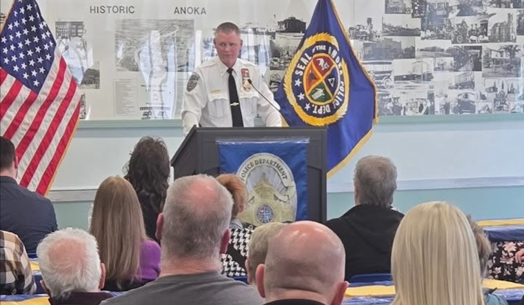 Coon Rapids Police Salute Retiring Anoka Chief Eric Peterson, Welcome Successor Andy Youngquist