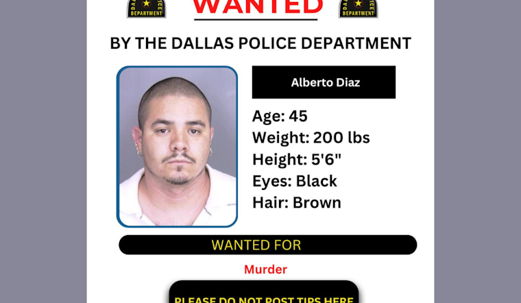 Dallas Police Renew Public Appeal for Suspect Alberto Diaz in 2008 Cold Case Murder
