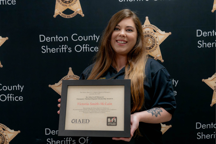 Denton County Communications Officer Awarded Prestigious Emergency Medical Dispatch Scholarship