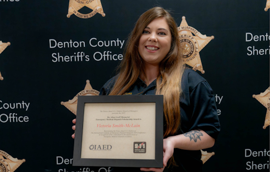 Denton County Communications Officer Awarded Prestigious Emergency Medical Dispatch Scholarship
