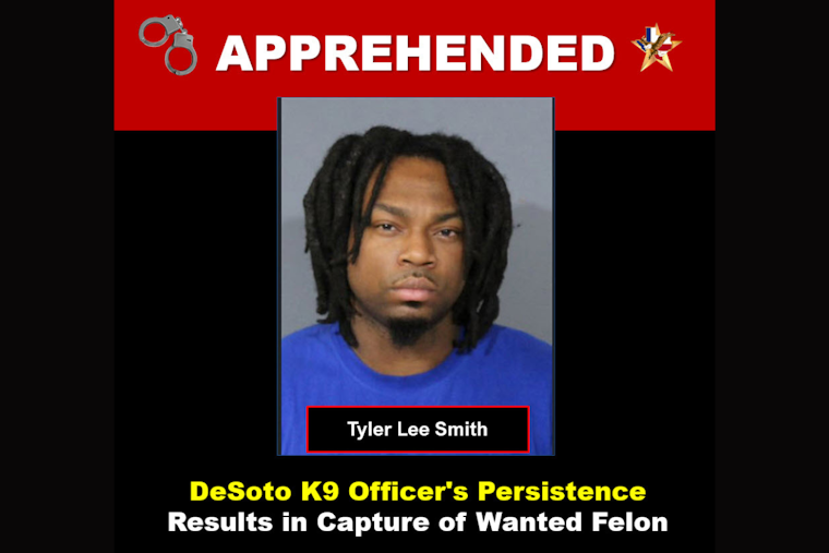DeSoto K9 Officer and Police Apprehend Armed Felon on the Run in Apartment Complex Parking Lot