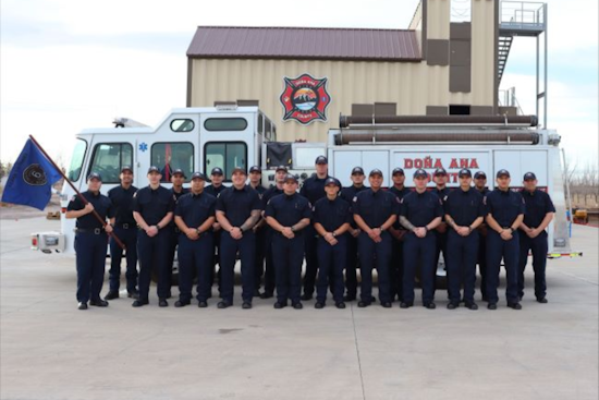 Doña Ana Fire Rescue to Celebrate Graduation of 21 Cadets at East Mesa Campus