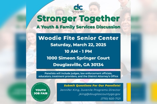 Douglasville Gears Up for Stronger Together Event with Youth Job Fair and Family Services Discussion on March 22