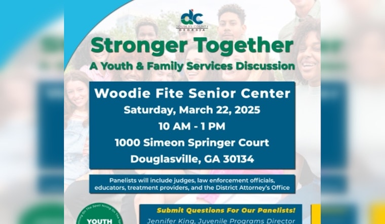 Douglasville Gears Up for Stronger Together Event with Youth Job Fair and Family Services Discussion on March 22