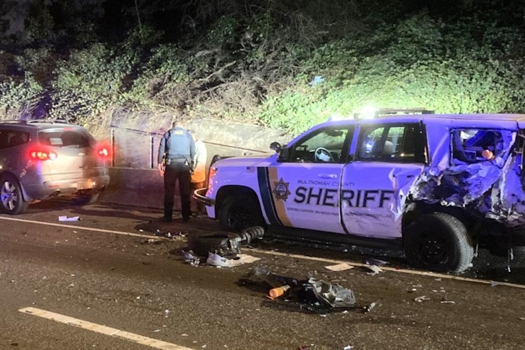 Drunk Driver Charged After Crashing into Sheriff’s Deputy Vehicle on I-84 in Portland