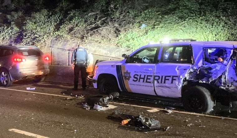 Drunk Driver Charged After Crashing into Sheriff’s Deputy Vehicle on I-84 in Portland
