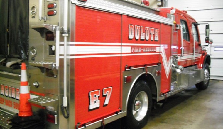 Duluth Fire Department Rapidly Extinguishes Garage Fire; Damage Estimated at $15,000, No Injuries Reported