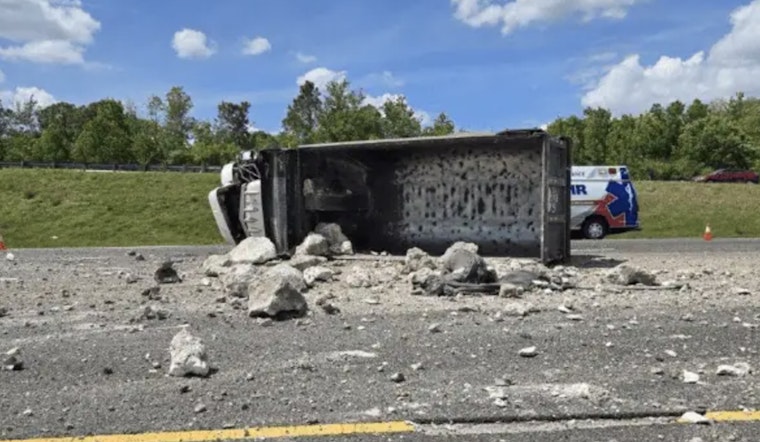 Dump Truck Spill Causes Shutdown on I-75 in Pasco County