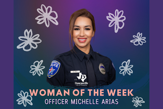 Duncanville Celebrates Officer Michelle Arias in Women's History Month Spotlight for Community Dedication