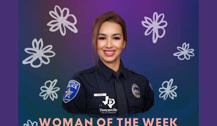 Duncanville Celebrates Officer Michelle Arias in Women's History Month Spotlight for Community Dedication