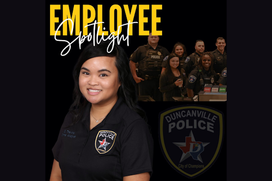 Duncanville Crime Analyst Stacy Trevino Honored by Police Department for Exceptional Contribution to Public Safety