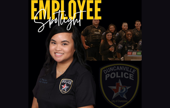Duncanville Crime Analyst Stacy Trevino Honored by Police Department for Exceptional Contribution to Public Safety