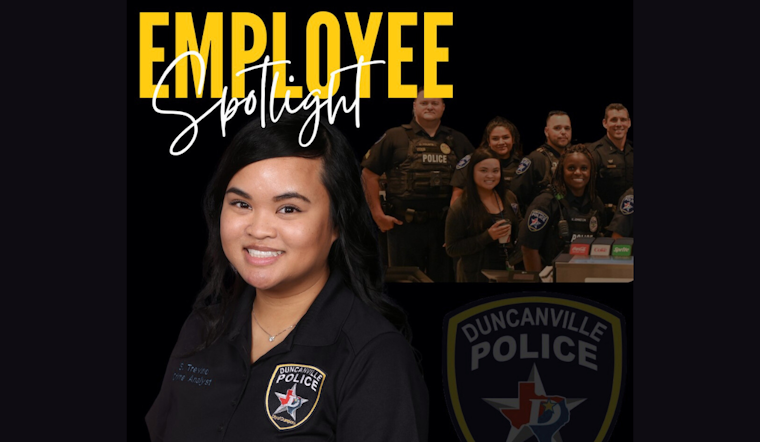 Duncanville Crime Analyst Stacy Trevino Honored by Police Department for Exceptional Contribution to Public Safety